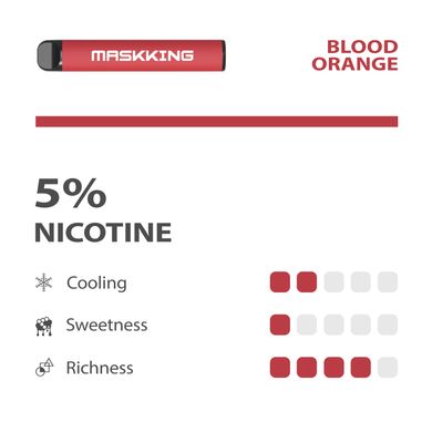 Disposable POD e-cigarette Maskking High GT Blood Orange
